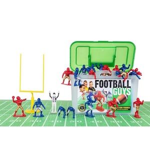 Football guys - 26 figurines, football field, two goalposts